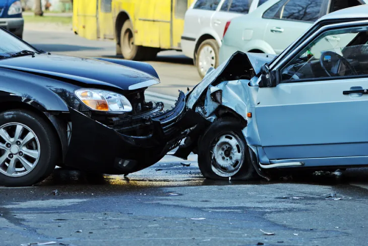 A tragic scene depicting the aftermath of the Meredith NH car accident, highlighting the severity and impact of the collision.