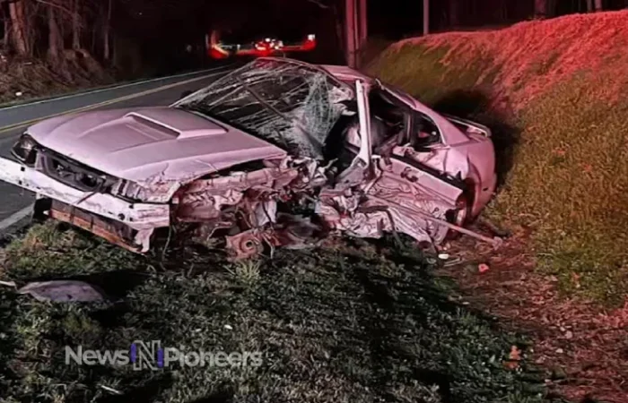 Ainsley Johnston car accident scene, a tragic reminder of road safety importance