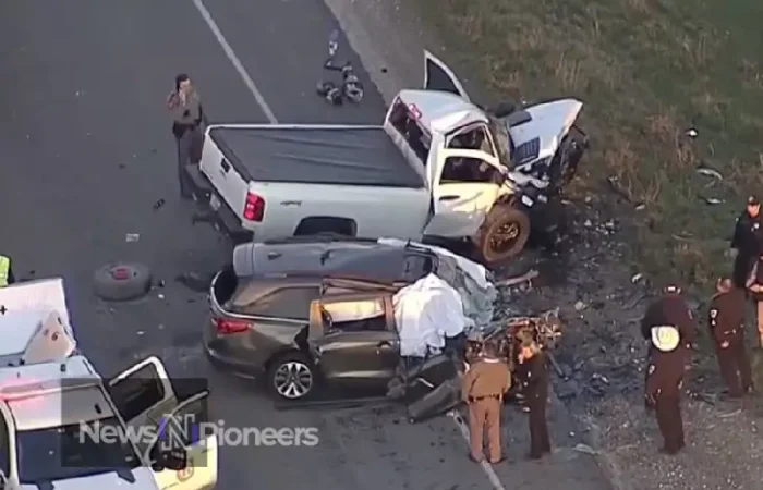 A car accident scene in Dallas, TX, highlighting the importance of road safety and awareness.