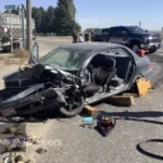 A scene depicting the aftermath of a Car Accident Liberty Maine, highlighting the impact on the community.