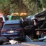 A serious car accident in North Jersey, highlighting the dangers of distracted driving and the importance of road safety.