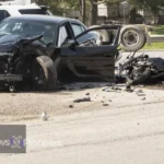 A somber scene depicting the aftermath of the guillot car accident, highlighting the emotional toll on families and communities.