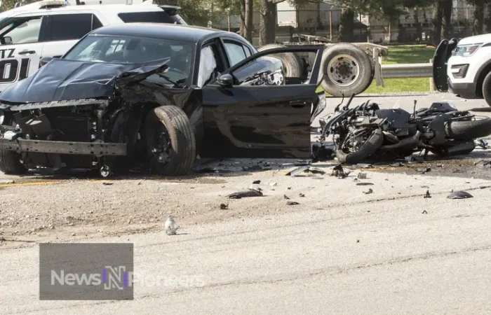 A somber scene depicting the aftermath of the guillot car accident, highlighting the emotional toll on families and communities.