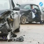 A Hartford car accident attorney discussing legal options with a client after a car crash.