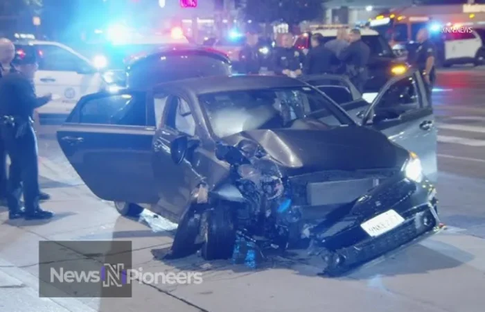 A somber scene depicting the aftermath of the Nicole Marie Iovine car accident, highlighting the importance of road safety.