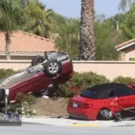 A somber scene depicting the aftermath of the Nolan Campbell car accident, highlighting the importance of road safety.