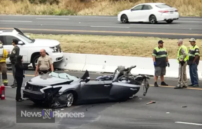 A somber scene from the Temecula car accident, highlighting the aftermath and community support for victims and families.