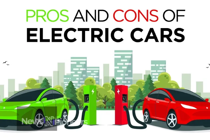 A person contemplating if electric cars are worth it, featuring the article title, "Are Electric Cars Worth It? Pros and Cons."