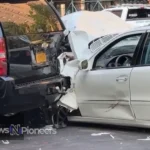 A humorous meme car accident depicting a funny car crash meme, highlighting the impact of internet culture on perceptions of accidents.