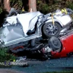 Aidan Galeano car accident scene with emergency services responding to the tragic incident that took the life of a 16-year-old in New Rochelle, New York.