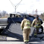 Cam Newton car accident scene showing the vehicles involved, emphasizing the importance of road safety.