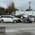 A somber scene reflecting on a car accident Greenville SC, showcasing the aftermath of a tragic crash on local roads.