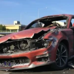 A serious car accident in Bakersfield, showcasing the aftermath and the importance of road safety in the area.