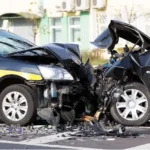 A tragic scene of a lady killed in a car accident, highlighting the dangers of reckless driving and road safety issues.