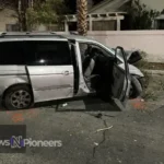 A memorial setup for the victims of the Raenysa Washington car accident, highlighting the tragic events that unfolded.