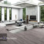 Best Flooring Options for Modern Homes showcasing various flooring types like hardwood, laminate, vinyl, and tile.