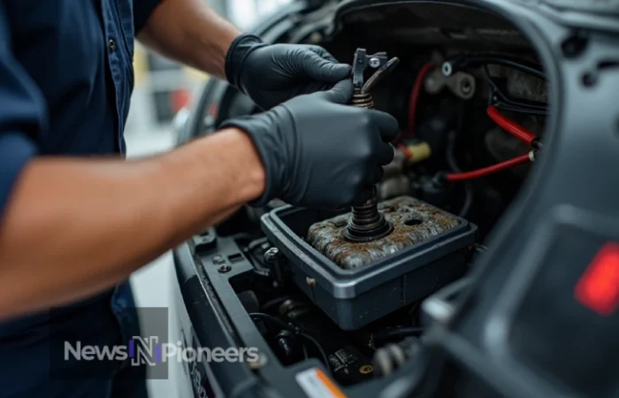 Step-by-step guide for checking your car's oil level: A simple and essential maintenance task.