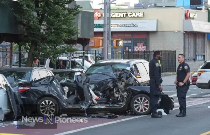 A serious car accident in Bronx highlighting the dangers of driving and the impact of car accident bronx incidents.