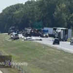 A serious car accident on I-81 highlighting the dangers of driving on this busy highway.