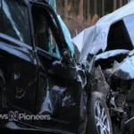 A busy intersection in Portland, Oregon, highlighting the seriousness of car accidents in the area.